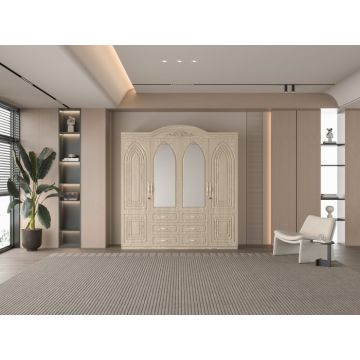Dulap ZQW-011MDF - 4U 6S, 200x50x200 cm