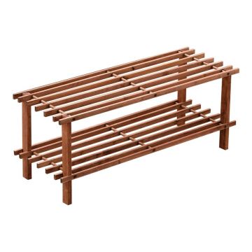Pantofar în culoare naturală din lemn de cedru 74x30x26 cm Parker – Premier Housewares