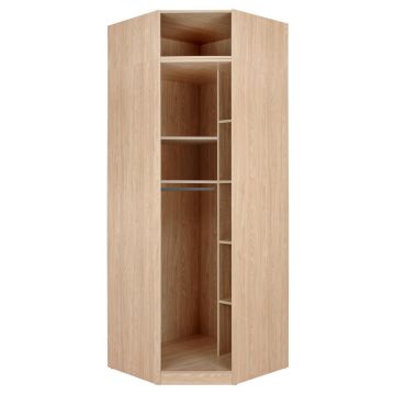 Corp Pe Colț, 91,1/242,2/91,1 cm, culoare lemn stejar