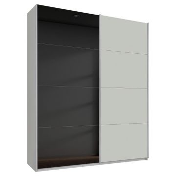 Dulap Cu Uși Culisante, 181/229/62 cm, gri