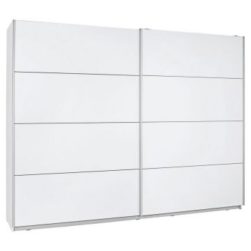 DULAP CU UșI CULISANTE, 270/210/61 cm, alb