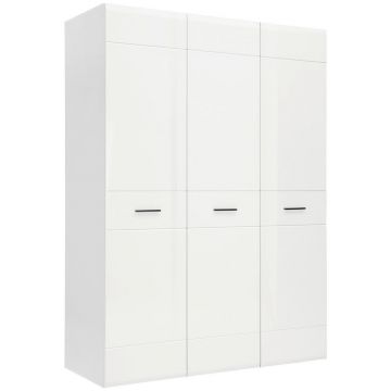 Dulap Cu Uși Rotative, 150/206,2/59,6 cm, alb