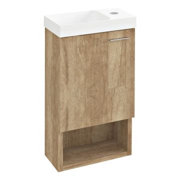 Dulap fără chiuvetă în culoare naturală suspendat cu aspect de lemn de stejar 30x53 cm Latus Xi – Sapho Dulap fără chiuvetă în culoare naturală suspendat cu aspect de lemn de stejar 30x53 cm Latus Xi – Sapho