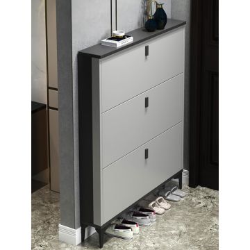 Pantofar 603 MDF Grey 100x24x118cm Pantofar 603 MDF Grey 100x24x118cm