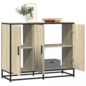 Dulap, stejar sonoma, 94x35x76 cm, lemn compozit