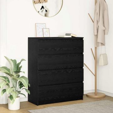 Bufetă Stejar negru 80x35x99 cm Lemn prelucrat