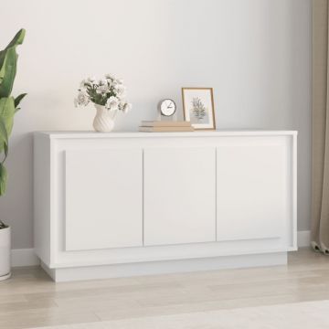 Dulap, alb, 102x35x55 cm, lemn prelucrat