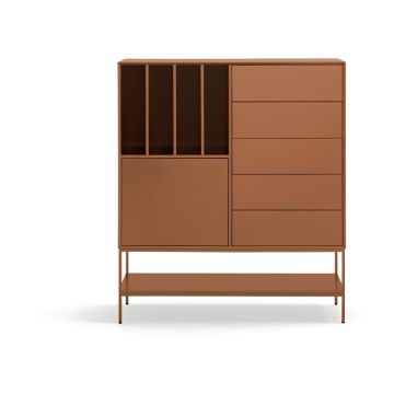 Dulap cărămiziu 120x140x45 cm Platt – Teulat