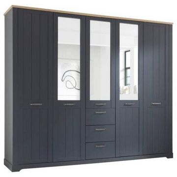 DULAP CU UȘI ROTATIVE grafit, stejar Artisan DULAP CU UȘI ROTATIVE grafit, stejar Artisan