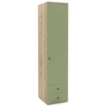 Dulap haine PRIMAVERA 45, H200, 1U2S, polite, Stejar, Pesto