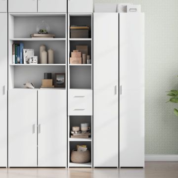 Dulap înalt, alb, 30x42,5x185 cm, lemn prelucrat Dulap înalt, alb, 30x42,5x185 cm, lemn prelucrat