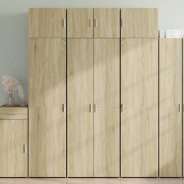Dulap înalt, stejar sonoma, 70x42,5x185 cm, lemn prelucrat Dulap înalt, stejar sonoma, 70x42,5x185 cm, lemn prelucrat