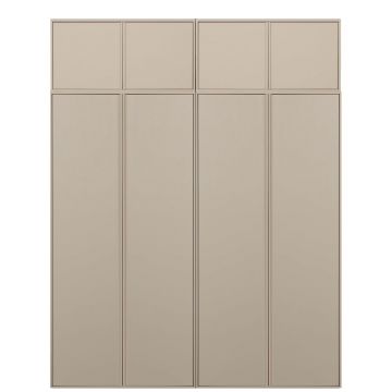 Dulap modular crem din lemn de pin 200x250 cm Daily – vtwonen Dulap modular crem din lemn de pin 200x250 cm Daily – vtwonen