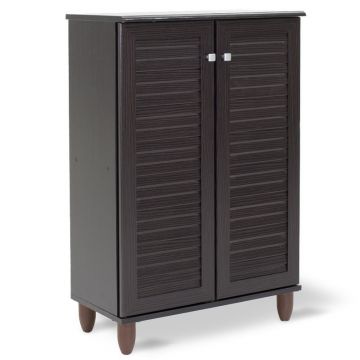 Dulap Pantofi Model Caroline II, Wenge, 60x34.5x91.5 cm