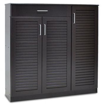 Dulap Pantofi Model Lilith, Wenge, 120x37x123 cm Dulap Pantofi Model Lilith, Wenge, 120x37x123 cm
