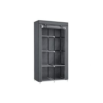 Dulap pliabil, Songmics, Gri, RYG84G, 88 x 45 x 168 cm