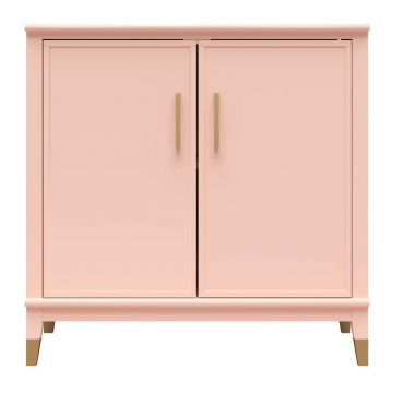 Dulap roz 86x85x41 cm Westerleigh – CosmoLiving by Cosmopolitan