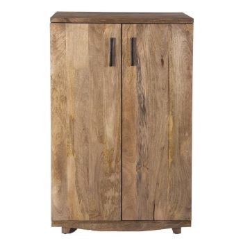 Dulap vinotecÄÃ®n culoare naturalÄdin lemn de mango numÄu0083r de sticle 12, 74x122x46 cm Bombay âu0080Interia Home & Living