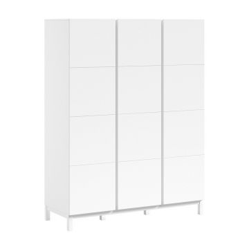 Șifonier de copii alb 149x196x58 cm Eva – Vipack