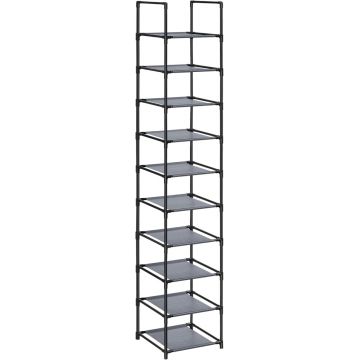 Pantofar modular Gri Songmics 33x33x173 cm