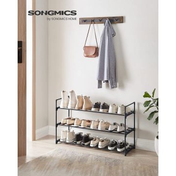 Pantofar, Songmics, Negru, 92x30x54 cm Pantofar, Songmics, Negru, 92x30x54 cm