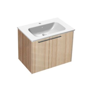 Set mobilier suspendat cu lavoar Kolpasan, Bella 70, 2 uși, coimbra Set mobilier suspendat cu lavoar Kolpasan, Bella 70, 2 uși, coimbra