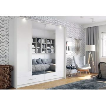 Dressing Felix alb 209 cm/ 221 h/ 67 cm adancime