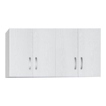Dulap 4 usi Zelia Alb 120x42x60 cm Dulap 4 usi Zelia Alb 120x42x60 cm