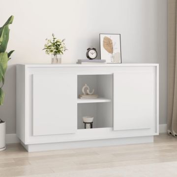 Dulap, alb, 102x35x60 cm, lemn prelucrat