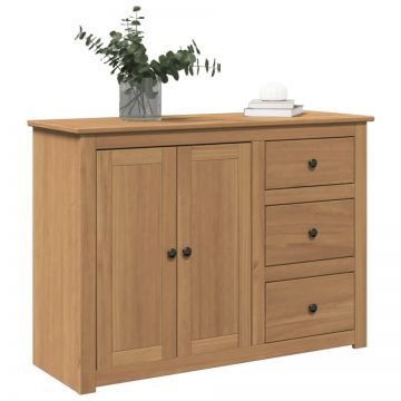 Dulap cu sertare Panama, 112x40x80 cm, lemn masiv de pin
