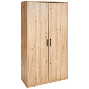 DULAP CU UșI ROTATIVE, 106/194/54 cm, stejar Artisan