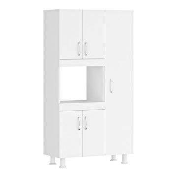 Dulap de bucatarie Defne, Pako World, Alb, 89x37x160 cm