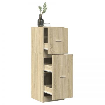 Dulap de farmacie, stejar sonoma, 40x41x118 cm lemn prelucrat
