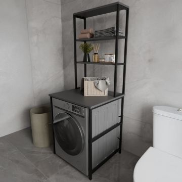 Dulap de rufe Kylie, Pako World, Antracit, 60x60x180 cm