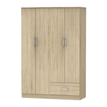Dulap dormitor Karter Pako World Sonoma 121x48x180 cm