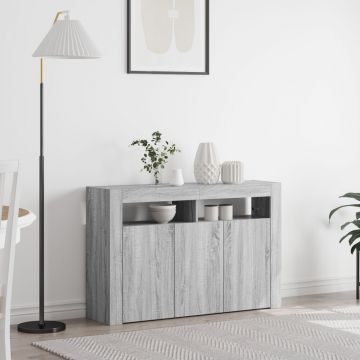 Dulap Gri sonoma Lemn laminat 116 x 30 x 75 cm Dulap