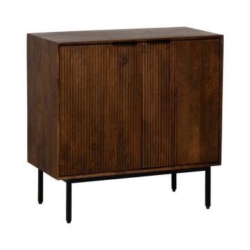 Dulap maro din lemn de mango 80x80x40 cm Sagara – Ixia