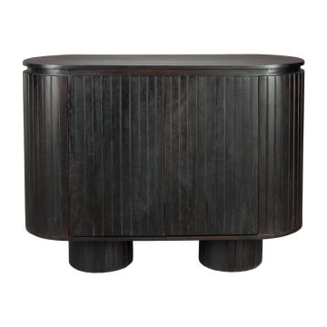 Dulap maro închis din lemn de mango 110x80x40 cm Kenji – Dutchbone
