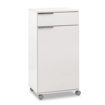 Dulap mobil Chad, Pako World, Alb, 50x40x100 cm