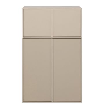 Dulap modular crem din lemn de pin 100x150 cm Daily – vtwonen