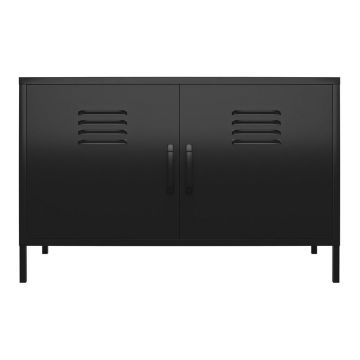 Dulap negru din metal 100x64x40 cm Mission District – Støraa