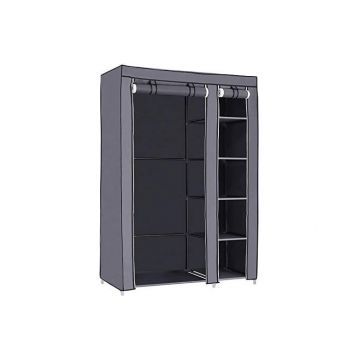 Dulap pliabil, Songmics, Gri, LSF007G, 110 x 45 x 175 cm