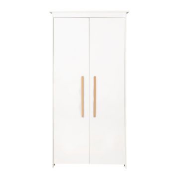 Șifonier de copii alb 96x190x50 cm Lilo – Roba