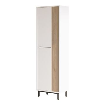 Suport pantofi Scarpera, Pako World, Alb-Natural, 57x35x185 cm