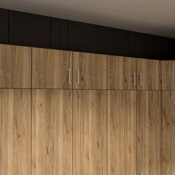 Suprapozabil Ptr Dulap 4 Usi Ecobest 2 Stejar Mauvella, 177.5 Cm