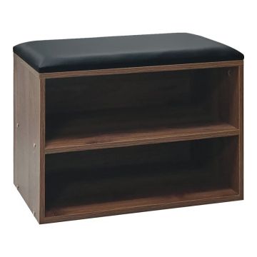 Bancuta pantofar Kiana Nuc 60x32x44 cm
