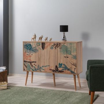 Consolă Mega - Console 5, Stejar Sonoma, 90x60x120 cm Consolă Mega - Console 5, Stejar Sonoma, 90x60x120 cm