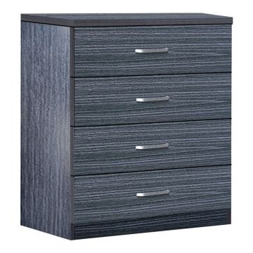 Dulap cu sertare Killian Pako World Gri 80x40x80 cm