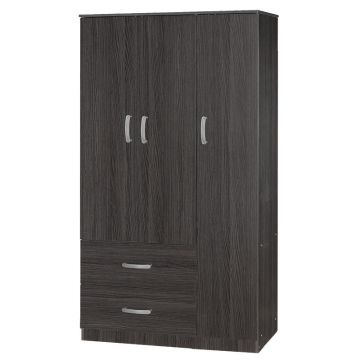 Dulap Zelia cu 2 usi si sertare, 90x42x180 cm