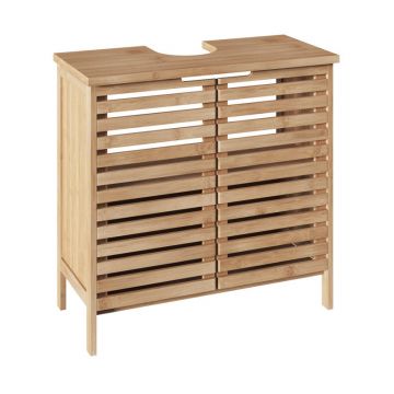 Masca de chiuveta baie Sicela   lemn Natural 60x28x80cm